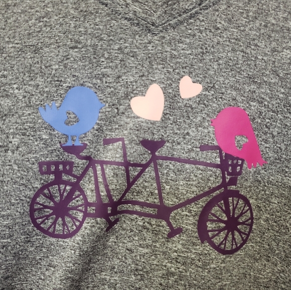 2/$20 Louis Garneau Love Cycle Shirt - Picture 2 of 3